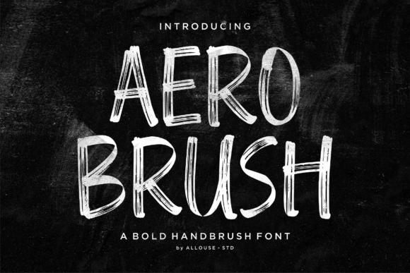 Aero Brush Font: Handwritten Charm for Makers