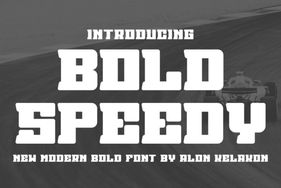 Bold Speedy Font: A Display Typeface for Editorial Impact