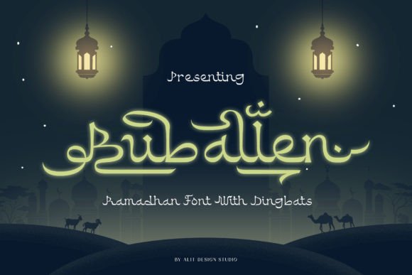 Buballen Font: Elevating Islamic Brand Identity