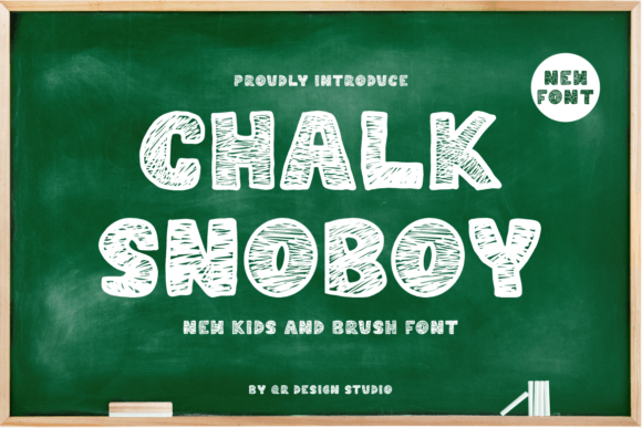 Chalk Snoboy Font for Friendly Editorial Design