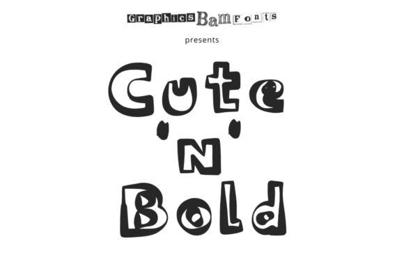 Cute ‘n’ Bold Font: Playful Type for Handmade Products