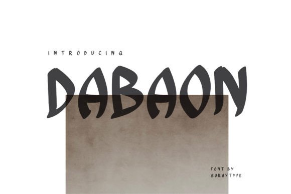 Dabaon Font: Adding Handmade Charm to Your Brand