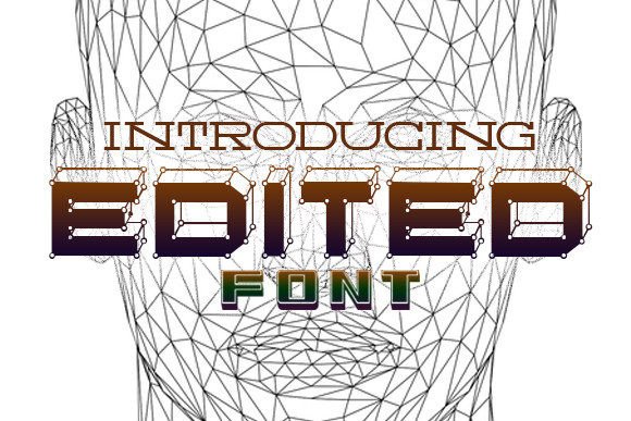Edited Font: A Geometric Display Typeface for Editorial Layouts