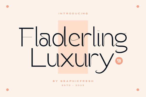 Fladerling: A Designer’s Take on This Display Font