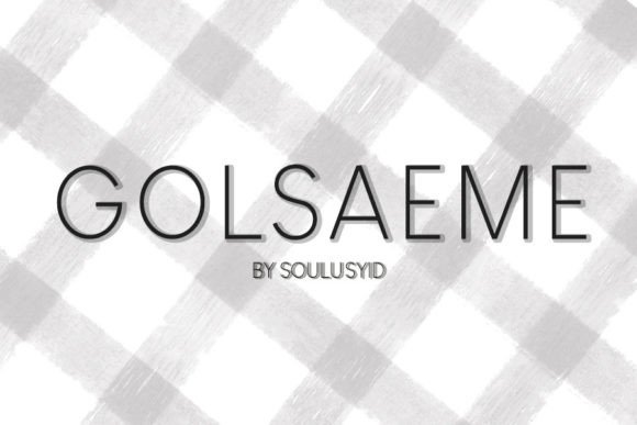 Golsaeme Font: Bold Display Typography for Web Design