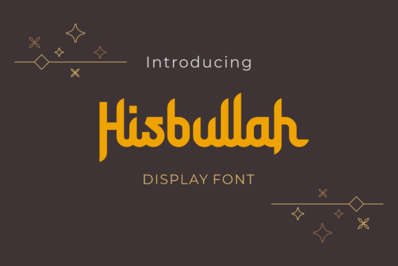 Hisbullah Font: Elegant Arabic Display Typography
