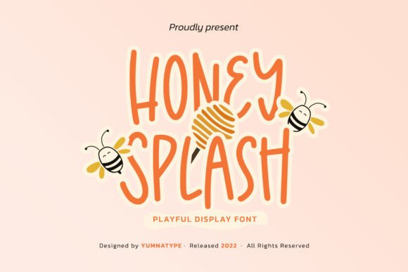 Honey Splash Font Review: A Cheerful Display Typeface for Branding