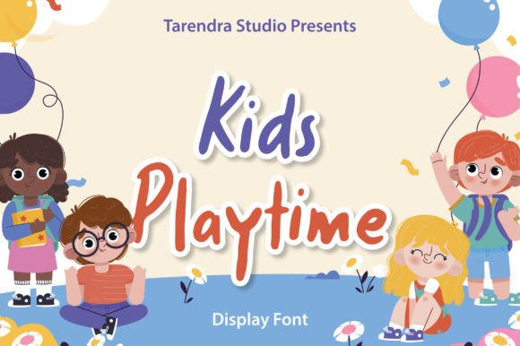 Kids Playtime Font: A Display Typeface for Branding