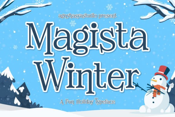Magista Winter Font: A Designer’s Holiday Branding Test