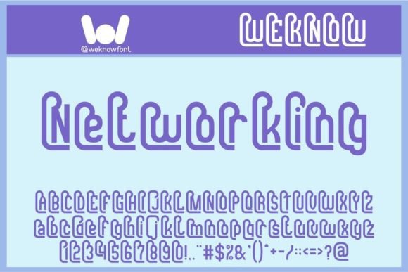 Networking Font Review: A Display Typeface for Bold Branding