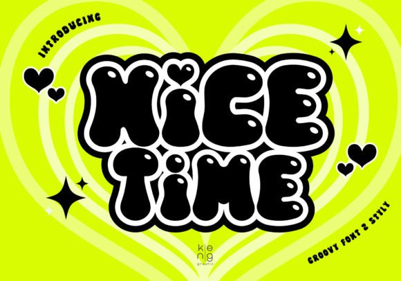 Nice Time Font: Bold Display Type for Makers