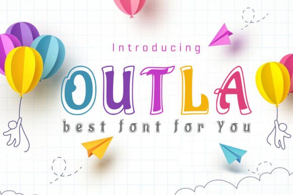 Outla Font: Quirky Display Type for Handmade Products