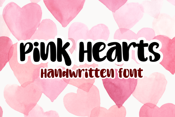 Pink Hearts Font: A Display Typeface for Social Campaigns