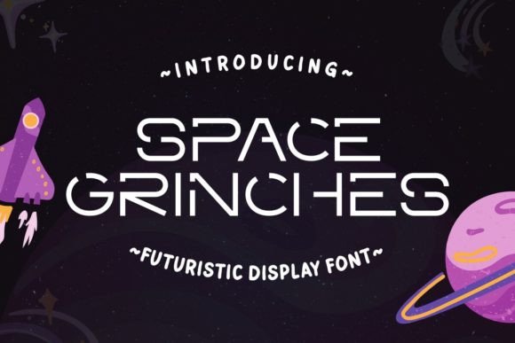 Space Grinches Font: Futuristic Typography for Makers