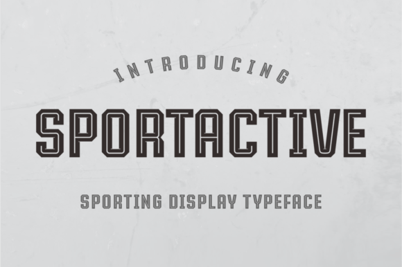 Sportactive Font: A Display Typeface for Editorial Impact
