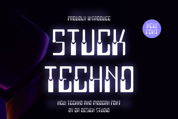 Stuck Techno Font: Elevating Small Business Branding