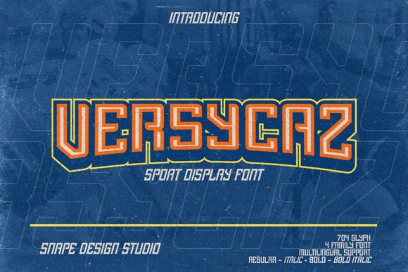 Versycaz Font: Bold Branding for Active Businesses